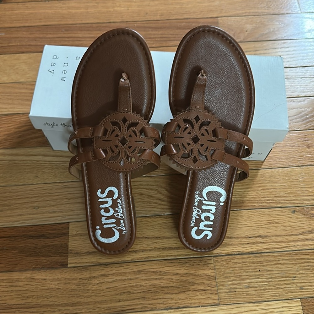 Circus by Sam Edelman Brown Strappy Sandals